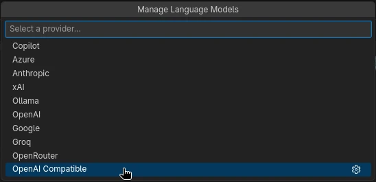 VSCode Copilot setup settings step 1